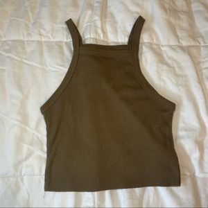 yesstyle square neck ribbed crop top